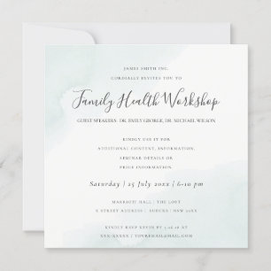 BEACH BLUE WATERVERF BRUSH STROKE WORKSHOP EVAL KAART