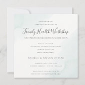 BEACH BLUE WATERVERF BRUSH STROKE WORKSHOP EVAL KAART (Voorkant)