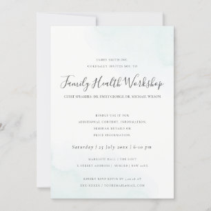 BEACH BLUE WATERVERF BRUSHSTROKE WORKSHOP EVAL KAART