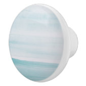 Beach Blue Waterverf keramische knop (Rechts)