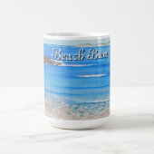 Beach Blue Waves Acrylverfkoffie Mok (Center)