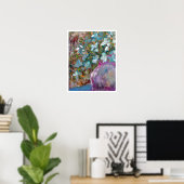 "Beach Body" Impressionist Floral Painting Print (Thuiskantoor)