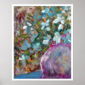 "Beach Body" Impressionist Floral Painting Print (Voorkant)