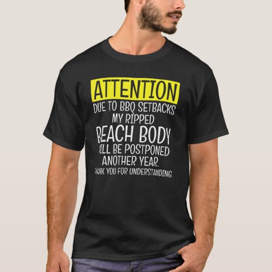 Beach body Postponed Fitness T-shirt (Voorkant)