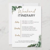 Beach Boho Bachelorette Weekend Party Uitnodiging (Achterkant)