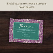 Beach Boho Trendy bruiloft Dank u kaarten