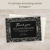 Beach Boho Trendy bruiloft Dank u kaarten