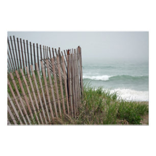 Beach Border Foto Afdruk