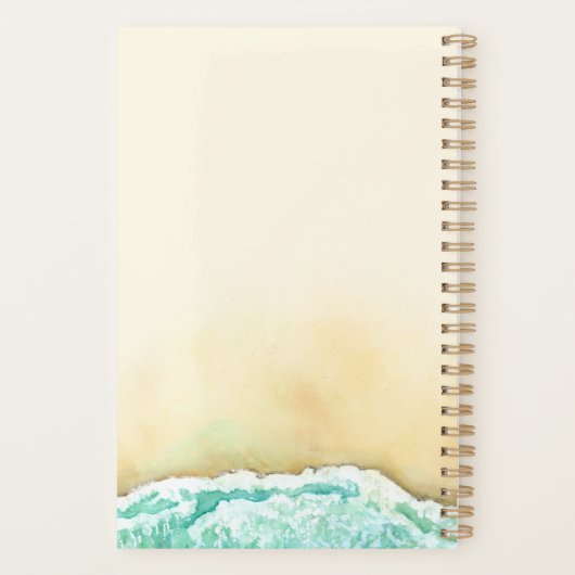 Beach Botanical Florence Teenslippers Planner (Achterkant)