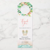 Beach Botanische Teenslippers Flessenhanger (Voorkant)