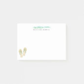 Beach Botanische Teenslippers Post-it® Notes (Voorkant)