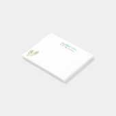 Beach Botanische Teenslippers Post-it® Notes (Schuin)