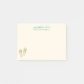 Beach Botanische Teenslippers Post-it® Notes (Voorkant)