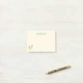 Beach Botanische Teenslippers Post-it® Notes (Op bureau)