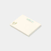Beach Botanische Teenslippers Post-it® Notes (Schuin)
