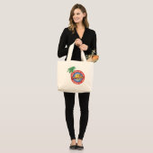 Beach-Bound Bag! Grote Tote Bag (Voorkant (model))
