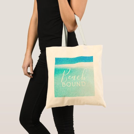 Beach Bound * Glitter Beach* Tote Bag (Voorkant (product))