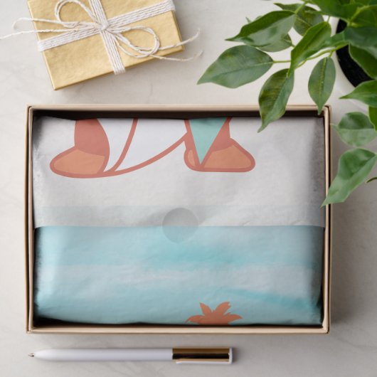 Beach Bound Gnome Decoupage Tissuepapier (Geschenk)