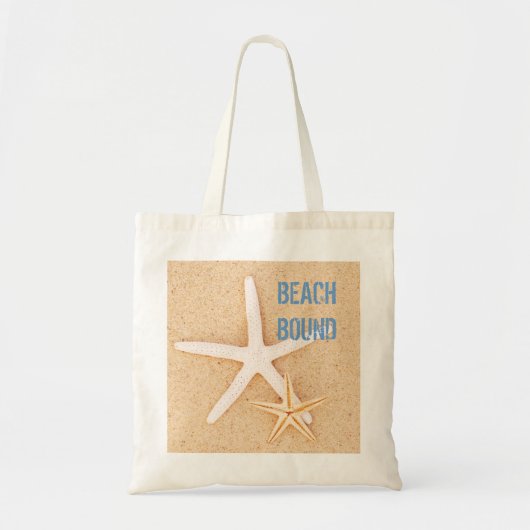 Beach Bound Starfish Beachbag Tote Bag (Voorkant)