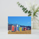 Beach Boxes Briefkaart (Staand voorkant)