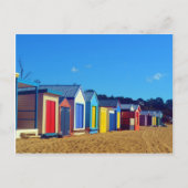 Beach Boxes Briefkaart (Voorkant)