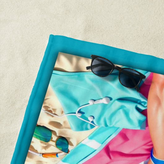 Beach Boy gepersonaliseerd Strandlaken (In situ)