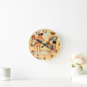  "Beach Boy Girl"-kunst Ronde Klok (Huis)