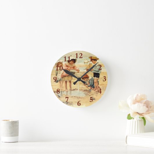  "Beach Boy Girl"-kunst Ronde Klok (Huis)