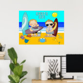 Beach Boys Kinderen Kinderen Poster (Thuiskantoor)