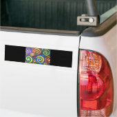 Beach Boys Swirls Bumpersticker (Op Truck)