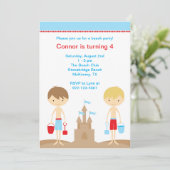 Beach Boys-uitnodigingen Kaart (Staand voorkant)