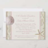  Beach Bridal Luncheon Kaart (Achterkant)