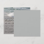 Beach Bridal Shower Uitnodiging (Voorkant / Achterkant)