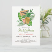 Beach Bridal Shower Uitnodiging (Staand voorkant)