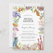 Beach Bridal Shower-uitnodigingen Kaart (Voorkant)