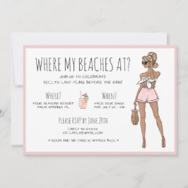 Beach Bride Bachelorette Party Weekend Itinerary Kaart