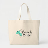 Beach Bride (Beach Wedding) Grote Tote Bag (Voorkant)