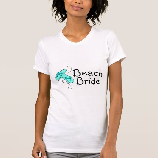 Beach Bride (Beach Wedding) T-shirt (Voorkant)