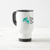Beach Bride (Flip Flop) Reisbeker (Voorkant links)
