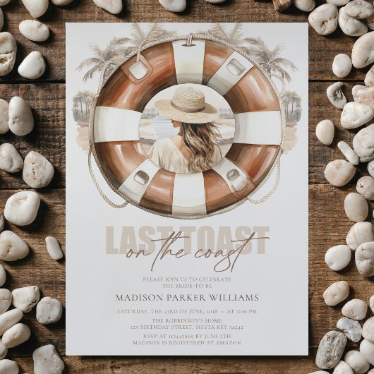 Beach Bride Laatste toast aan de kust Kaart