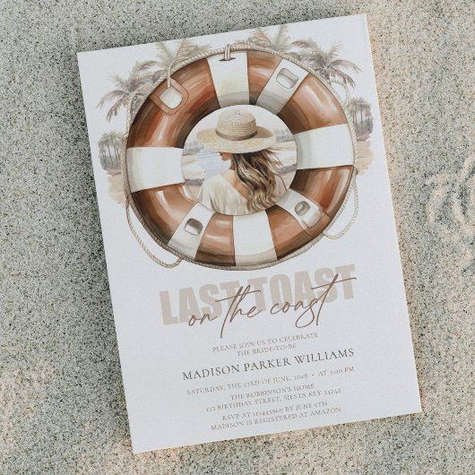 Beach Bride Laatste toast aan de kust Kaart
