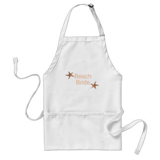 Beach Bride Starfish Design Standaard Schort
