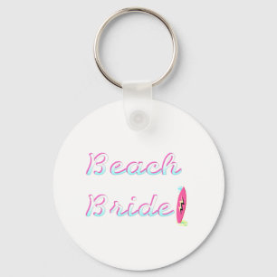 Beach Bride (Surfboard) Sleutelhanger