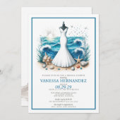 Beach Bride Vrijgezellenfeest Kaart (Voorkant / Achterkant)