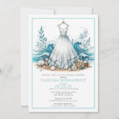 Beach Bride Vrijgezellenfeest Kaart (Voorkant)