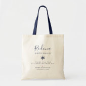 Beach Bridesmaid Weddenschap Tote Bag (Voorkant)