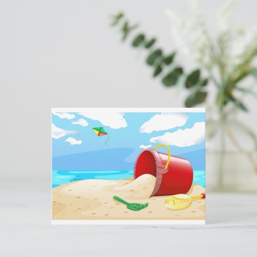 Beach Briefkaart (Staand voorkant)