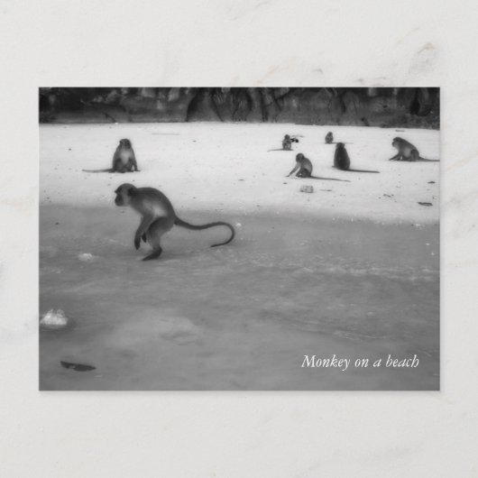 Beach Briefkaart (Voorkant)