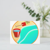 Beach Briefkaart (Staand voorkant)