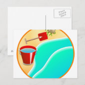 Beach Briefkaart (Voorkant / Achterkant)